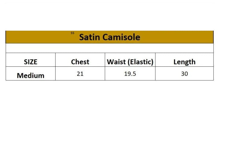 Silk Nightgown Camisole For Women